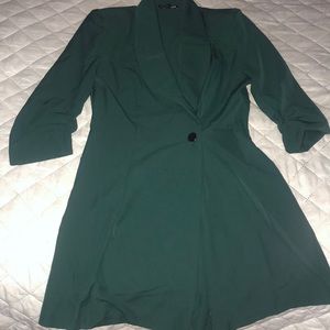 green Fashion Nova Blazer Romper .